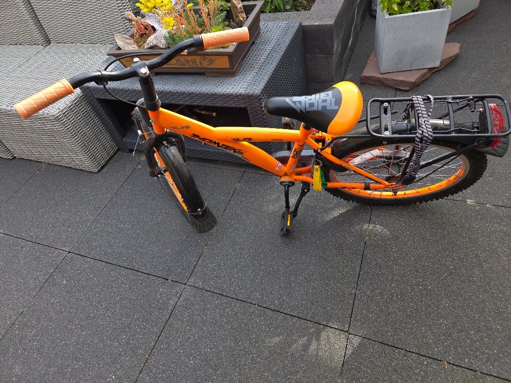 ThomBike kinderfiets 20 inch - Oranje, Fietsen en Brommers, Fietsen | Jongens, Ophalen, Gebruikt, ThomBike, Velgrem