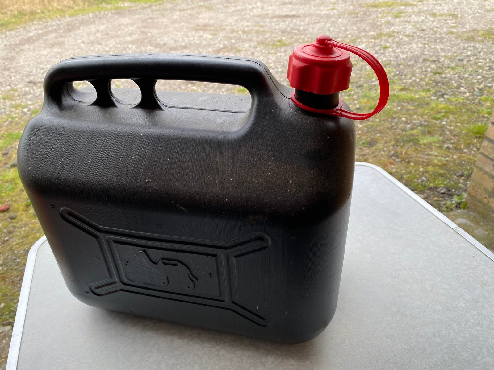 Jerrycan 10 liter zwart, Ophalen of Verzenden, Gebruikt, Overige typen