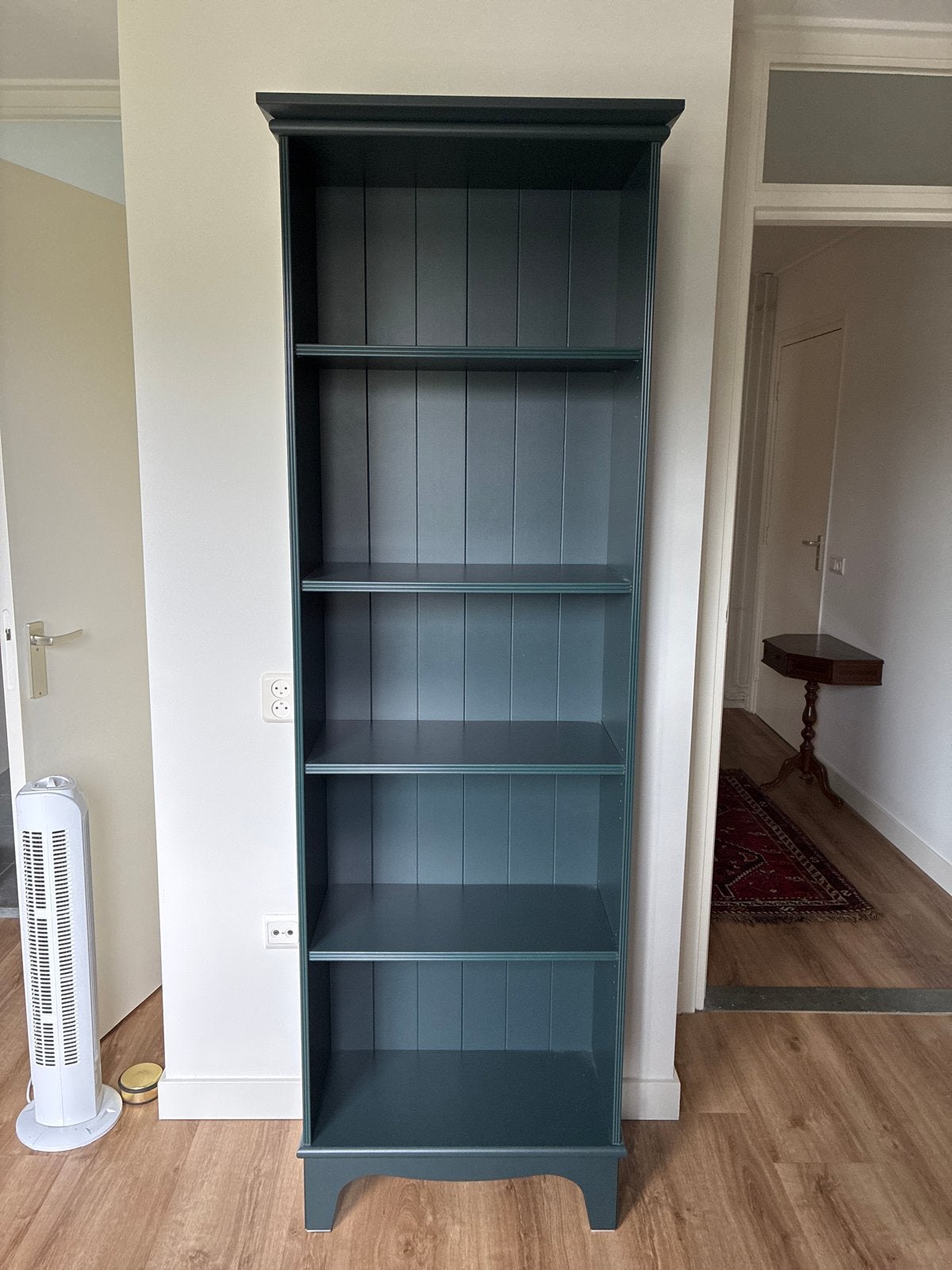 IKEA LOMMARP Boekenkast, donker blauwgroen, 65x199 cm, Ophalen, Met plank(en), Gebruikt, 50 tot 100 cm