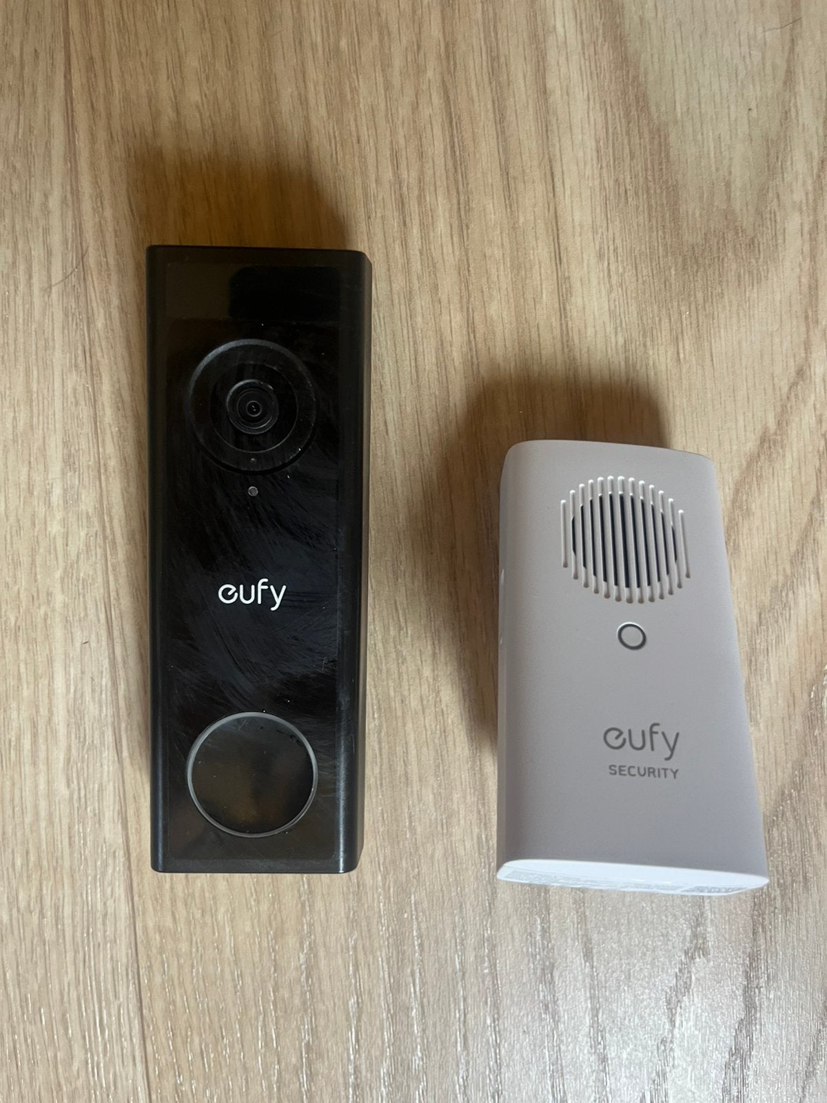 Eufy video deurbel C30 met Chime, Huis en Inrichting, Deurbellen, Ophalen of Verzenden, Bewegingsdetectiesensor, Gebruikt, Draadloos