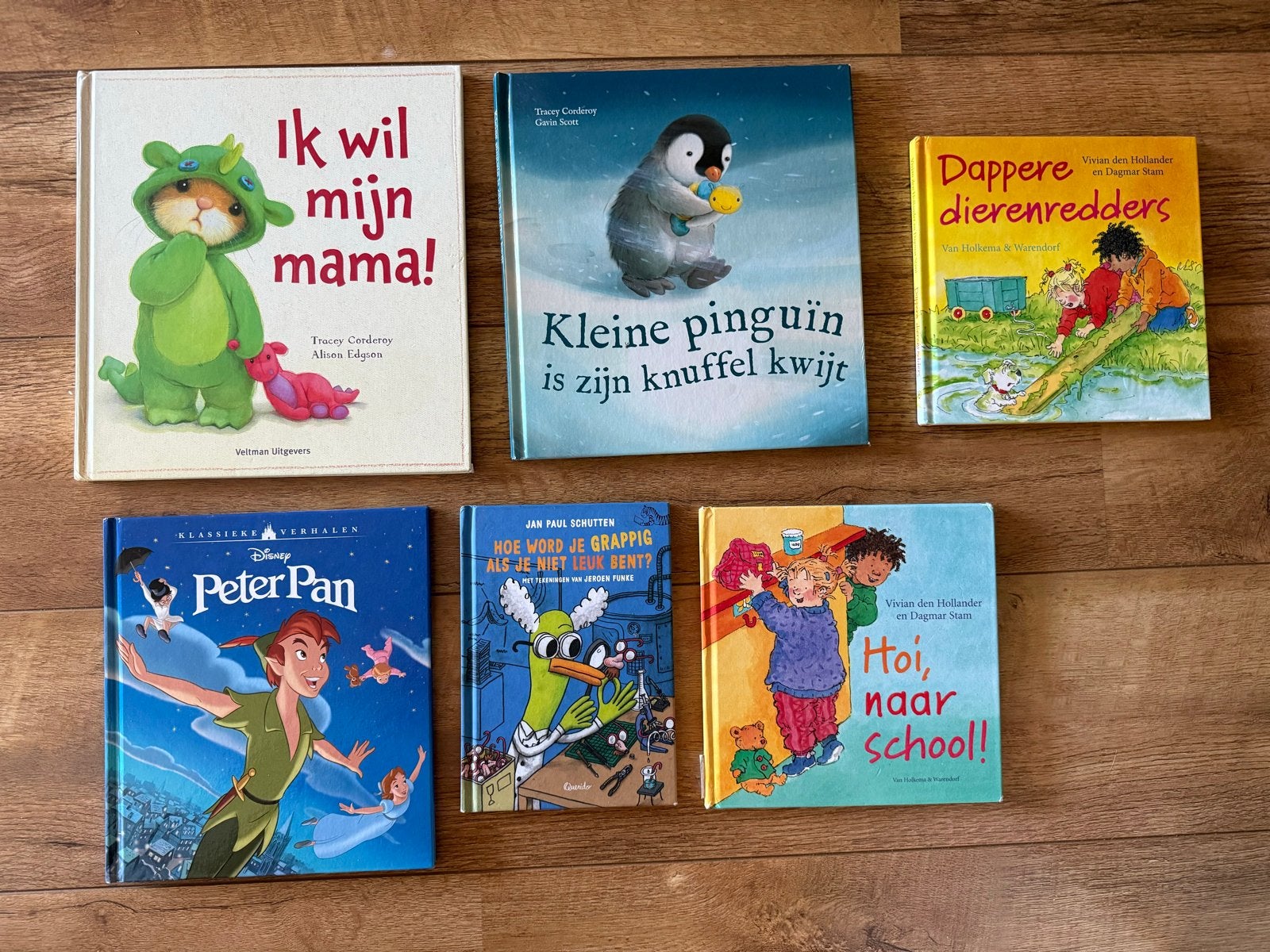 6 leuke kinderboeken: Ik wil mijn mama!, Peter Pan, etc., Boeken, Ophalen of Verzenden, Gelezen, 2 tot 3 jaar