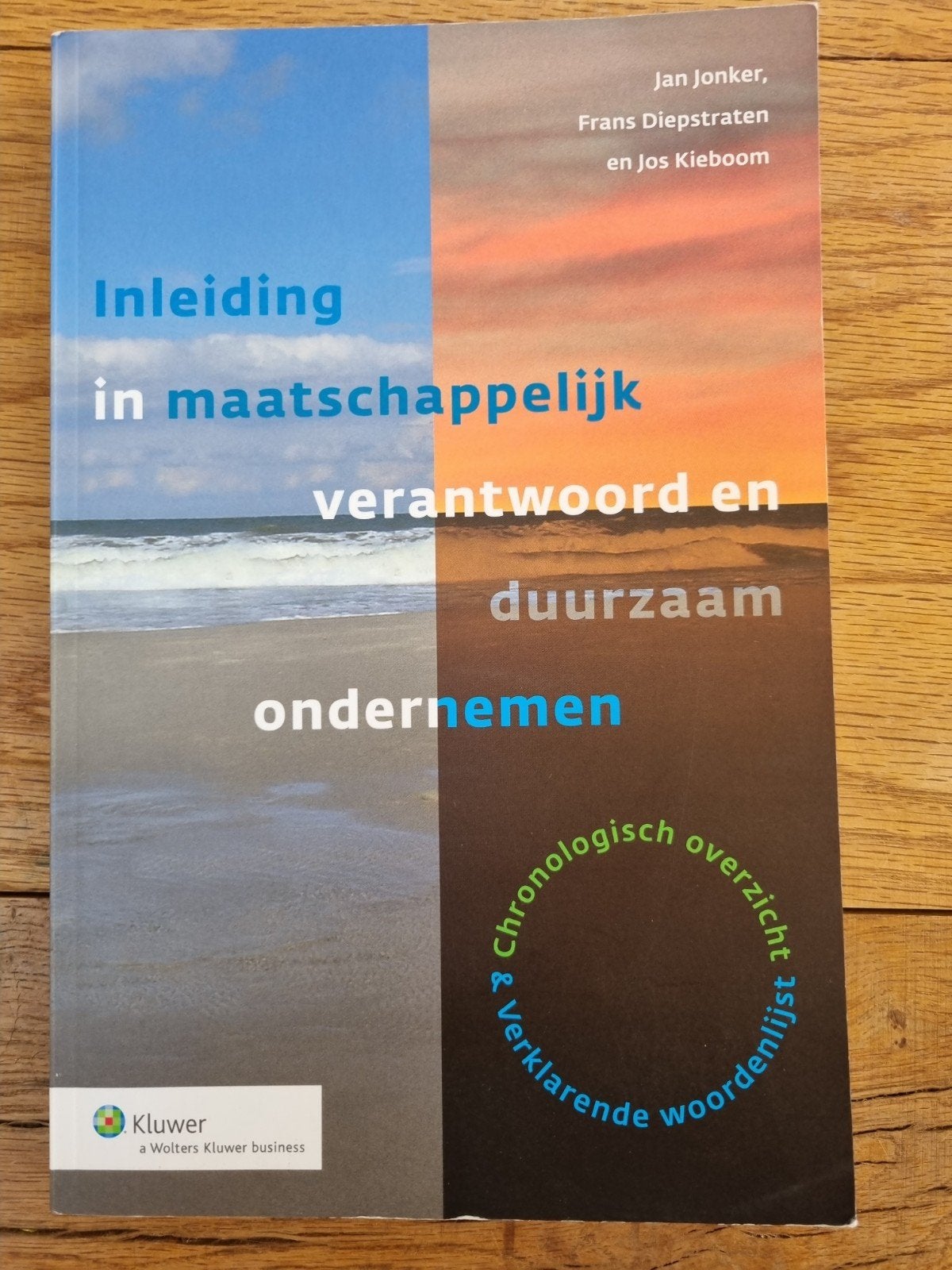 Inleiding in maatschappelijk verantwoord en duurzaam, Gelezen, Jan Jonker, Frans Diepstraten en Jos Kieboom, Gamma, HBO