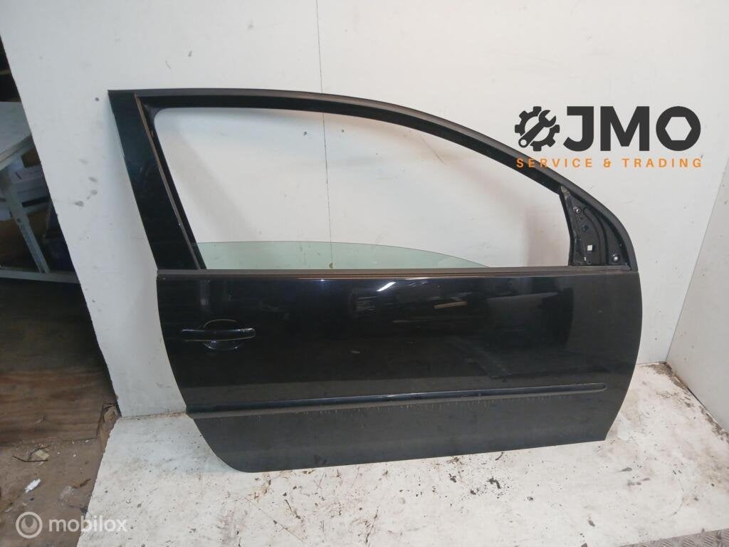 Portier rechtsvoor LC9Z 3-deurs VW Golf V GTI 2003-2008, Gebruikt, Ophalen of Verzenden, Volkswagen, Voor