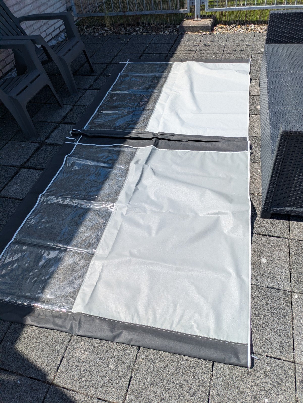Esvo Sirocco 3-vaks windscherm - Zo goed als nieuw, Ophalen, Gebruikt