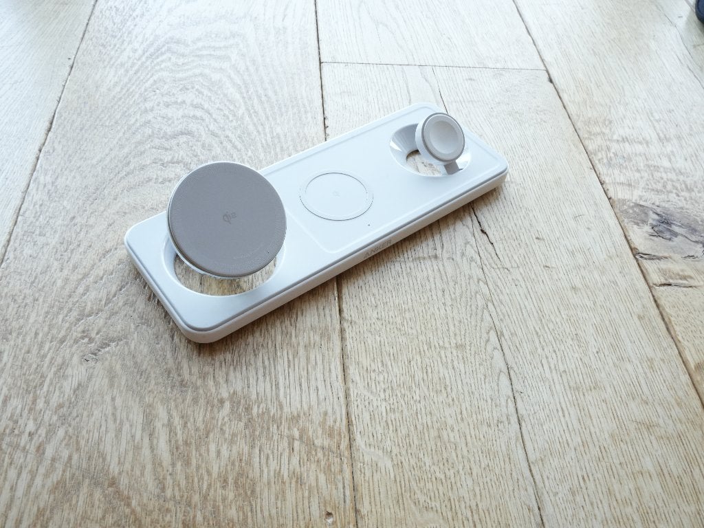Anker 3-in-1 Wireless Charging Station, Anker, Draadloze oplader, Ophalen of Verzenden, Zo goed als nieuw