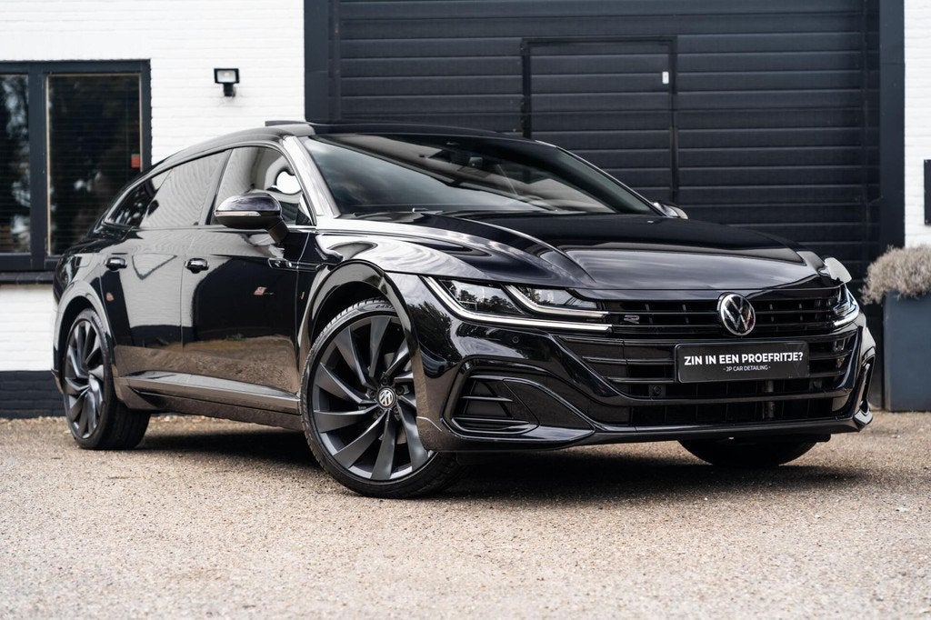Volkswagen Arteon 2.0 TSI R-Line Business Pano Memory, 1984 cc, Zwart, Leder, Bedrijf