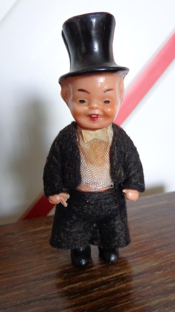 Antiek celluloid popje poppenhuis, Antiek en Kunst, Ophalen