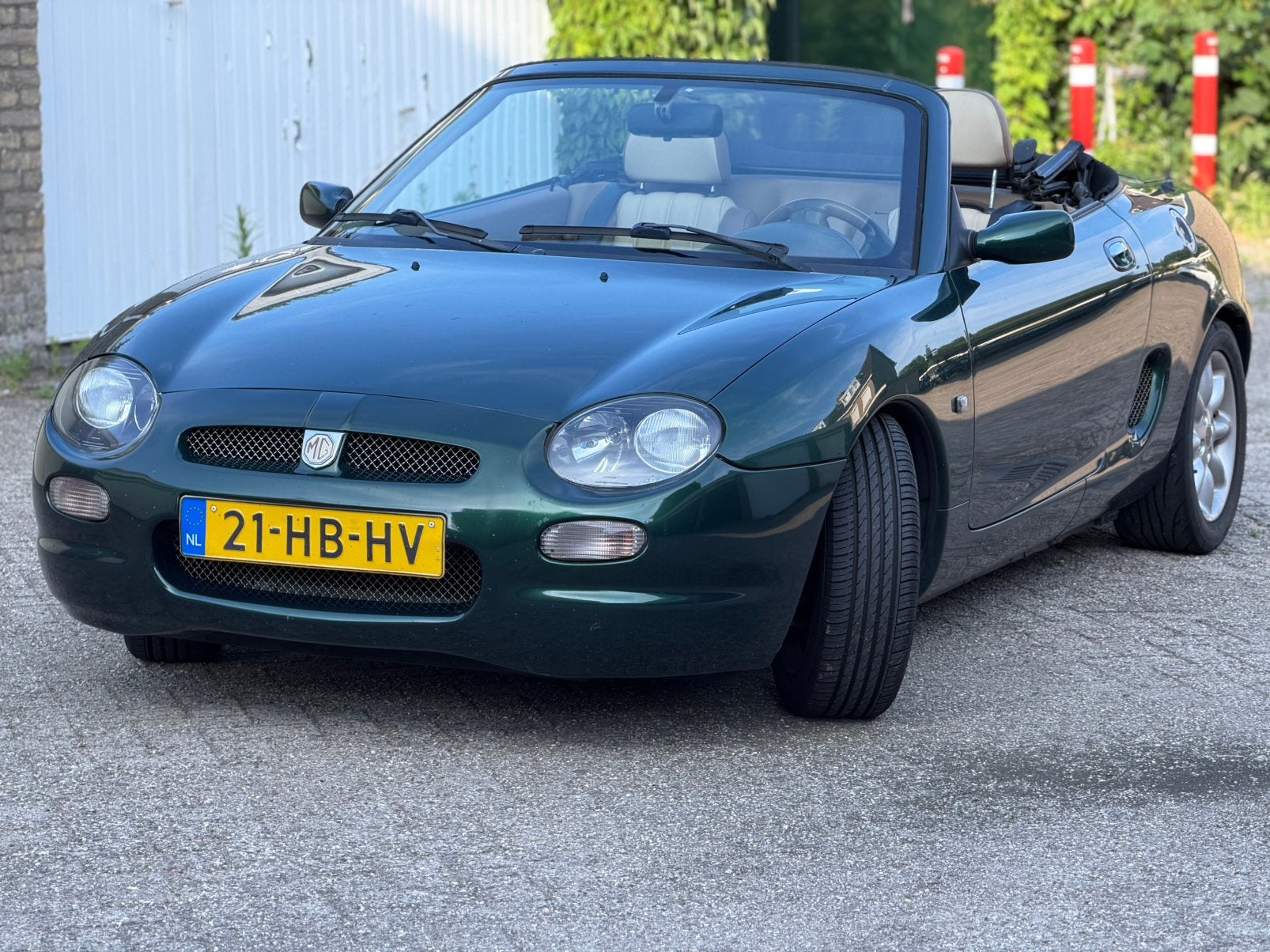 MG F 1.8 I 2001 Groen, Auto's, MG, Particulier, F, ABS, Airbags, Alarm, Bluetooth, Centrale vergrendeling, Elektrische ramen, Lederen bekleding