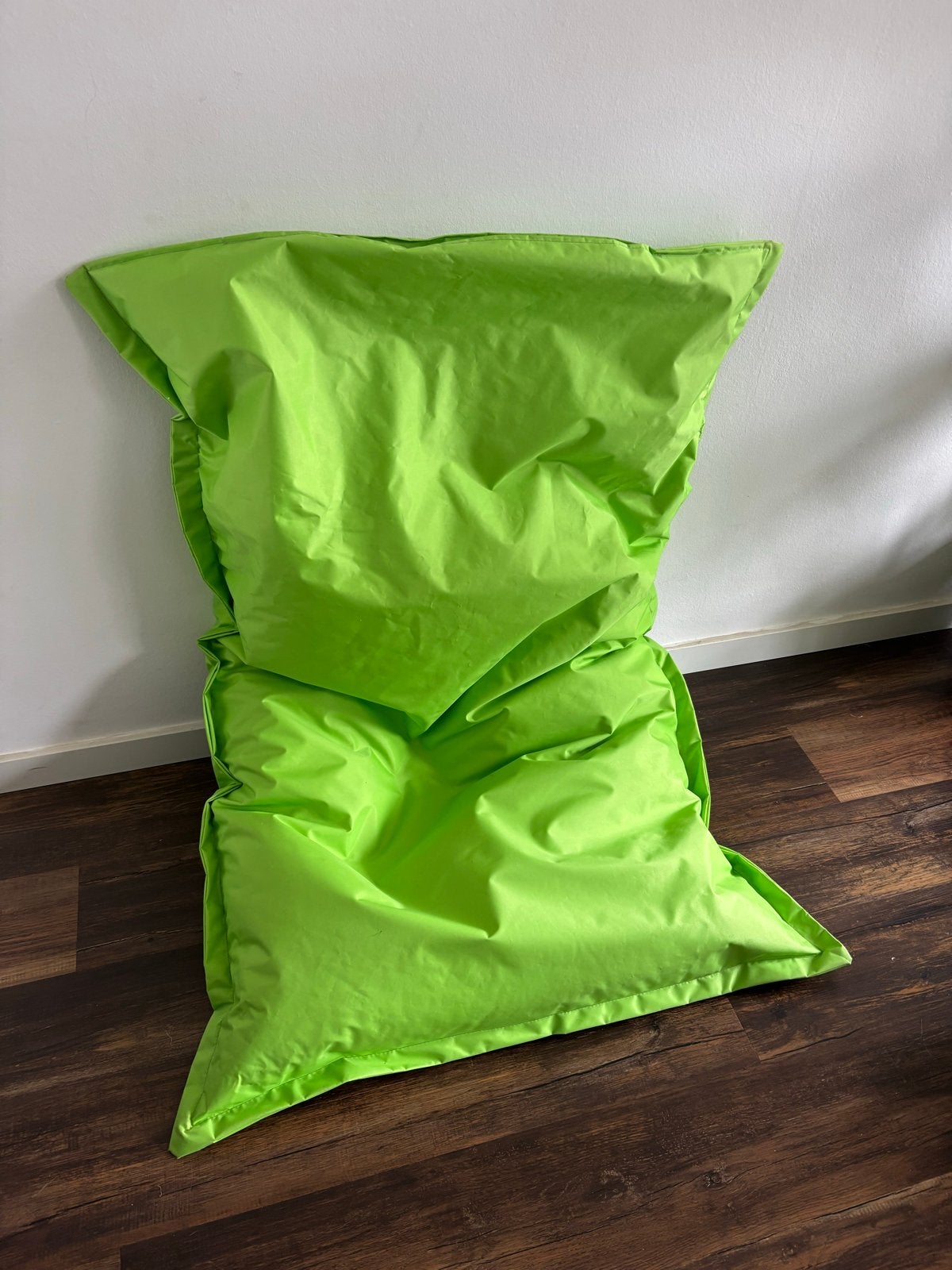 Groene zitzak 95 x 140 cm, Ophalen, Gebruikt, Groen, Zitzak