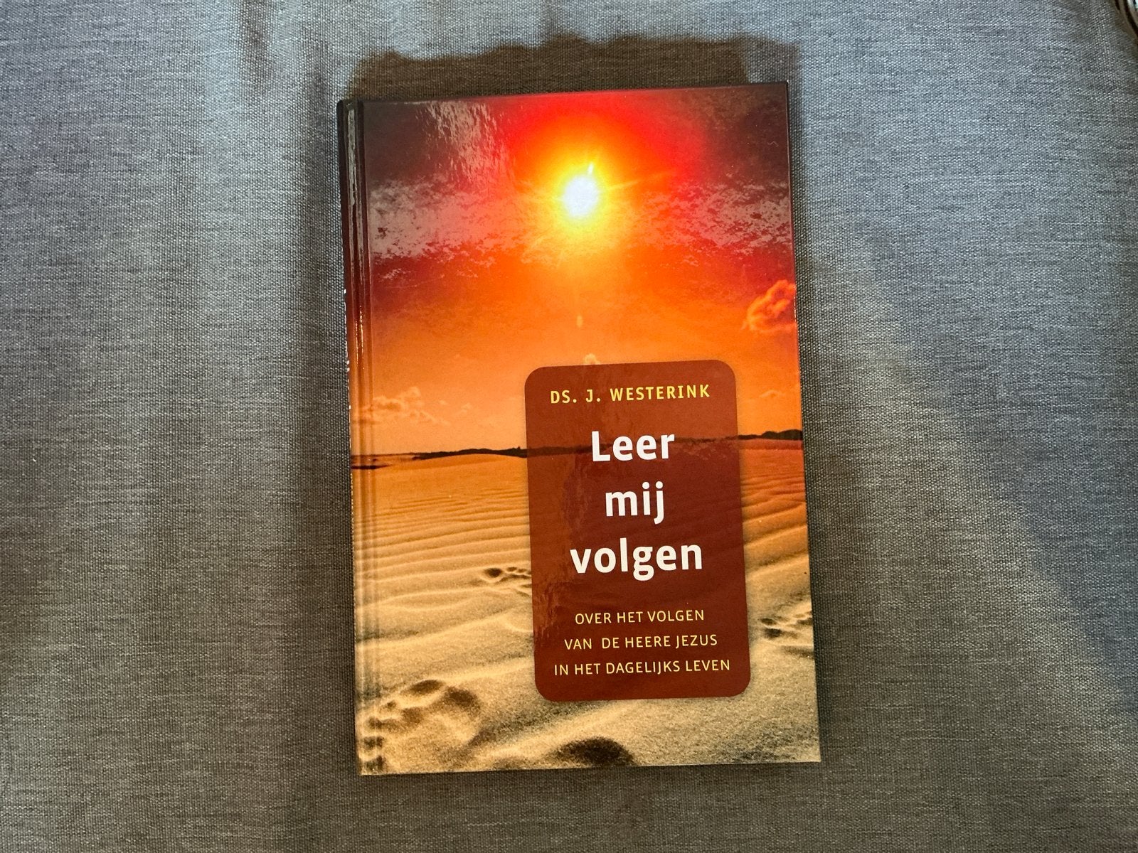 Leer mij volgen - Ds. J. Westerink (Christelijk boek), Boeken, Ophalen of Verzenden, Zo goed als nieuw, Christendom | Protestants