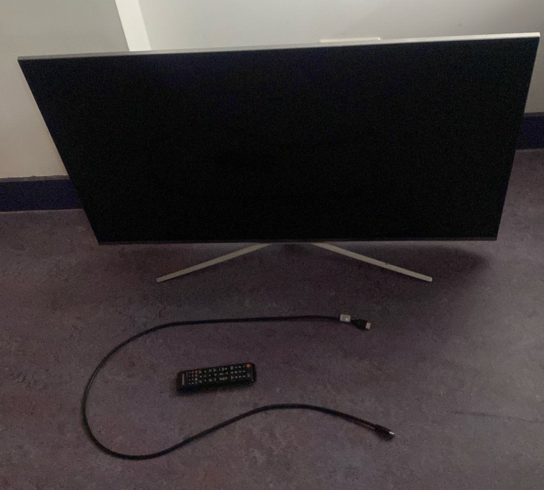 Samsung smart tv 43 inch met afstandsbediening en hdmi kabel, Computers en Software, Monitoren, Ultra HD (4K), Ingebouwde speakers