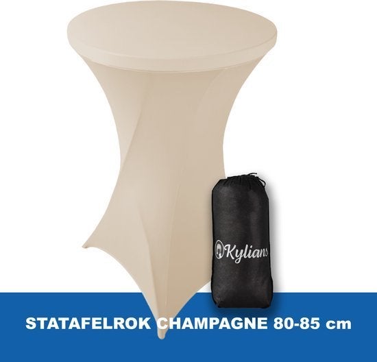 Champagne/Beige Statafelrok 80-85 cm - Zo goed als nieuw, Ophalen of Verzenden, Zo goed als nieuw