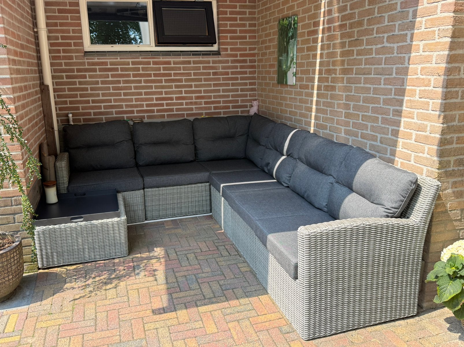 Hoek loungeset INTENSO Furniture (Kees Smit), Ophalen, Bank, 6 zitplaatsen, Zo goed als nieuw