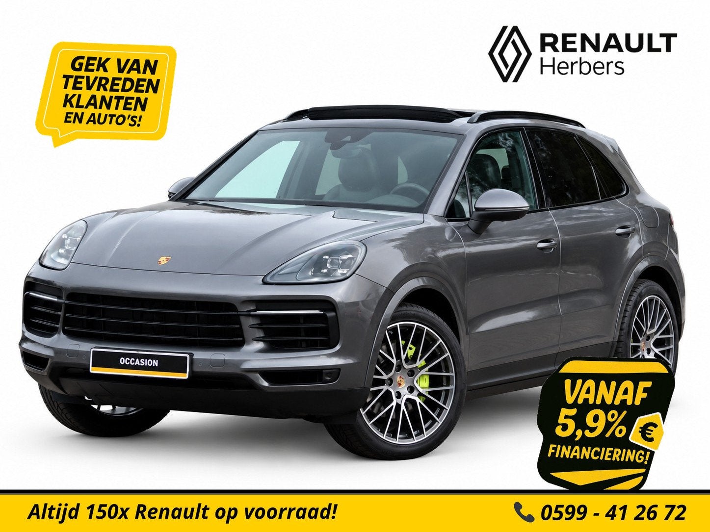 Porsche Cayenne 3.0 E-Hybrid PANORAMADAK / BOSE / LUCHTVERIN, Auto's, Automaat, Cayenne, Gebruikt, Leder
