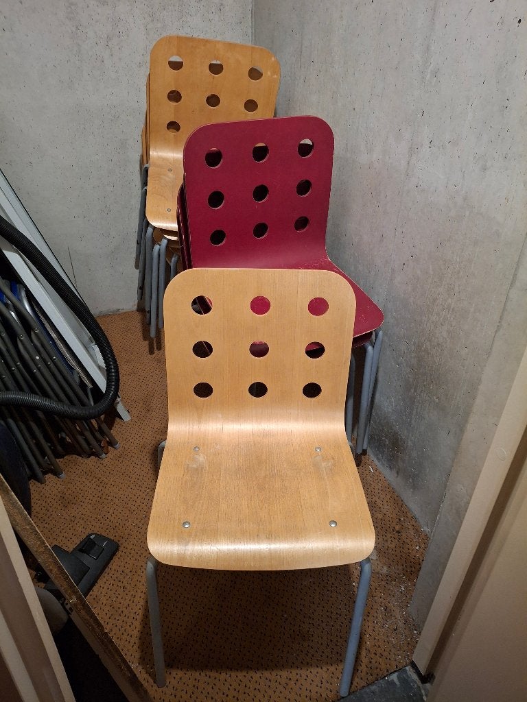 houten stoel, Huis en Inrichting, Stoelen, Ophalen, Gebruikt, Modern, Vijf, Zes of meer stoelen