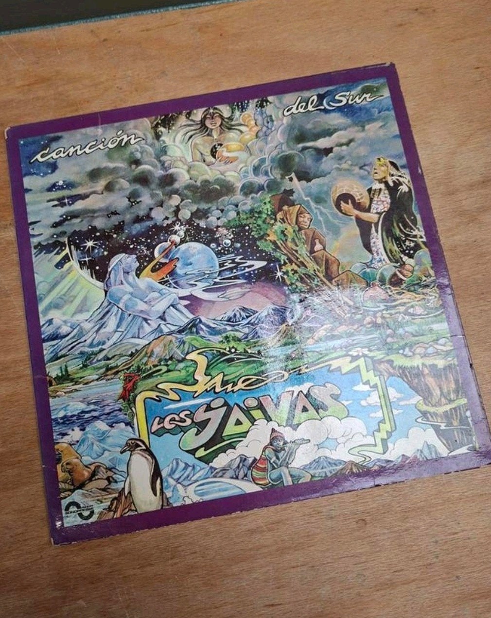 LP Los Jaivas - Canción Del Sur (goede staat), Cd's en Dvd's, Vinyl | Pop, Gebruikt, Inclusief binnenhoes, 1970 - 1979, 12 inch