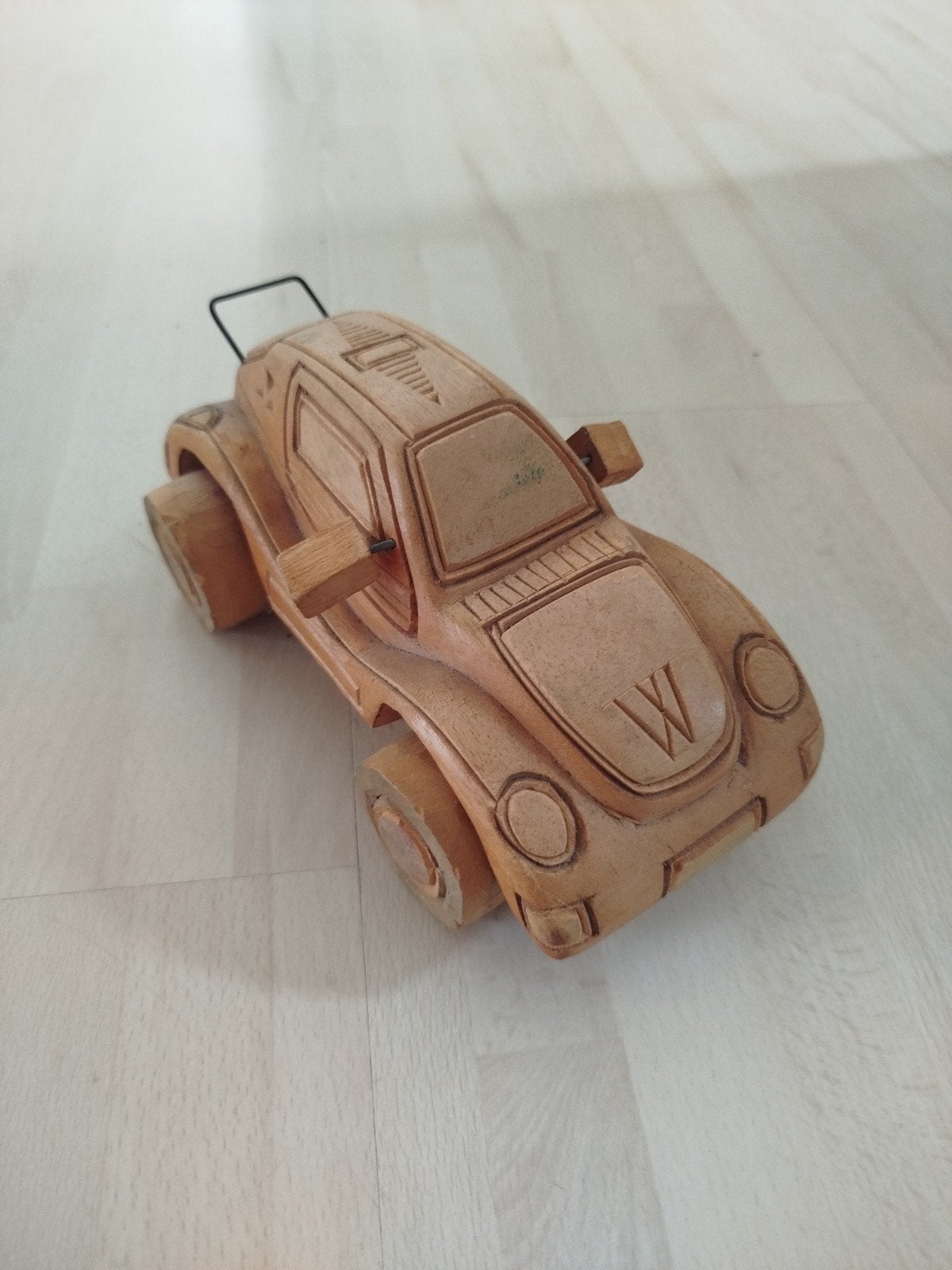 Houten speelgoedauto - Vintage stijl, Kinderen en Baby's, Ophalen of Verzenden