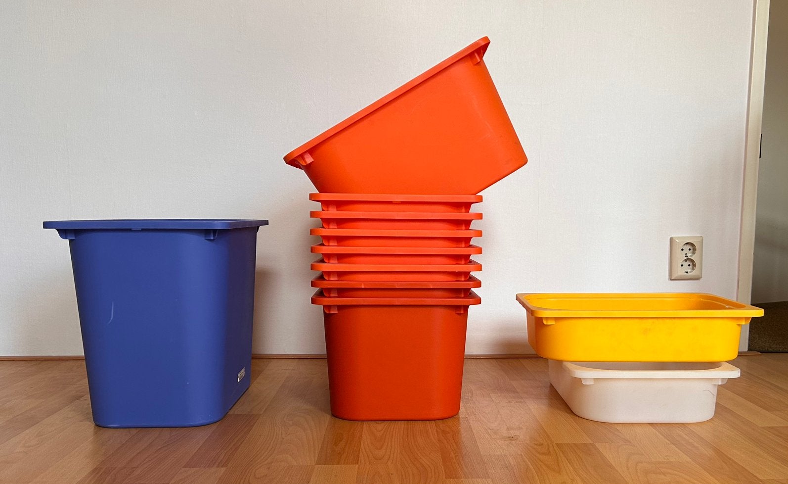 IKEA Trofast opbergbakken - 11 stuks div. kleuren en maten, Ophalen, Gebruikt, Kunststof
