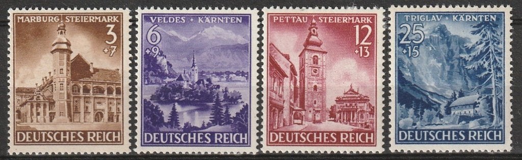 Duitse Rijk Minr 806/9 postfris, Ophalen of Verzenden, Duitse Keizerrijk, Postfris