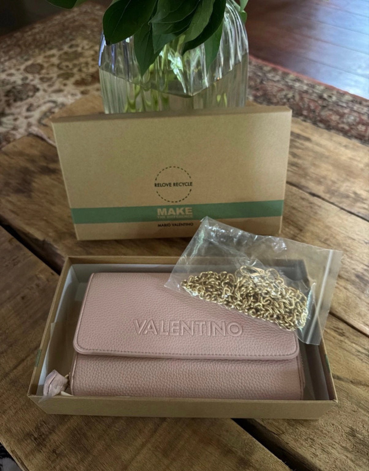Nieuw in verpakking sjieke Valentino schoudertas, Ophalen of Verzenden, Nieuw, Roze