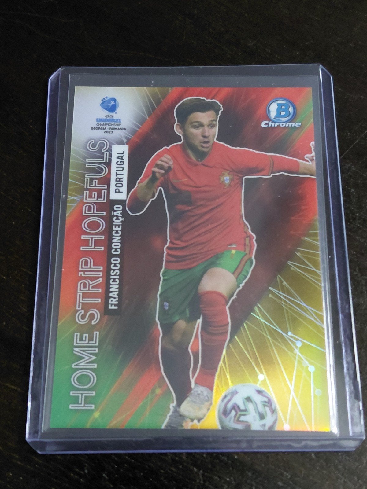 Francisco Conceição Topps Chrome UEFA U21 Kaart 38/50, Verzamelen, Ophalen of Verzenden, Zo goed als nieuw, Buitenlandse clubs