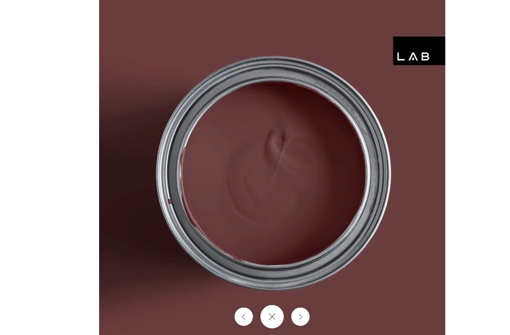 LAB paint hout verf binnen - MERLOT MANIA - 1,5L, Ophalen, Nieuw, Lak, Minder dan 5 liter