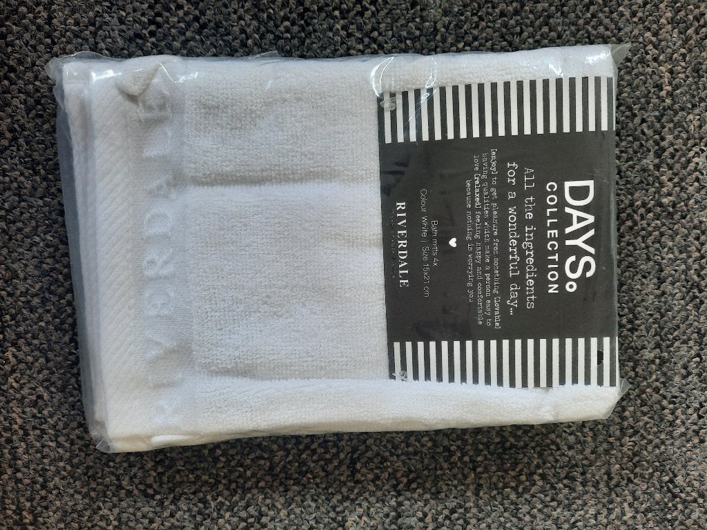 Washandjes, Ophalen of Verzenden, Nieuw, Wit, Overige typen