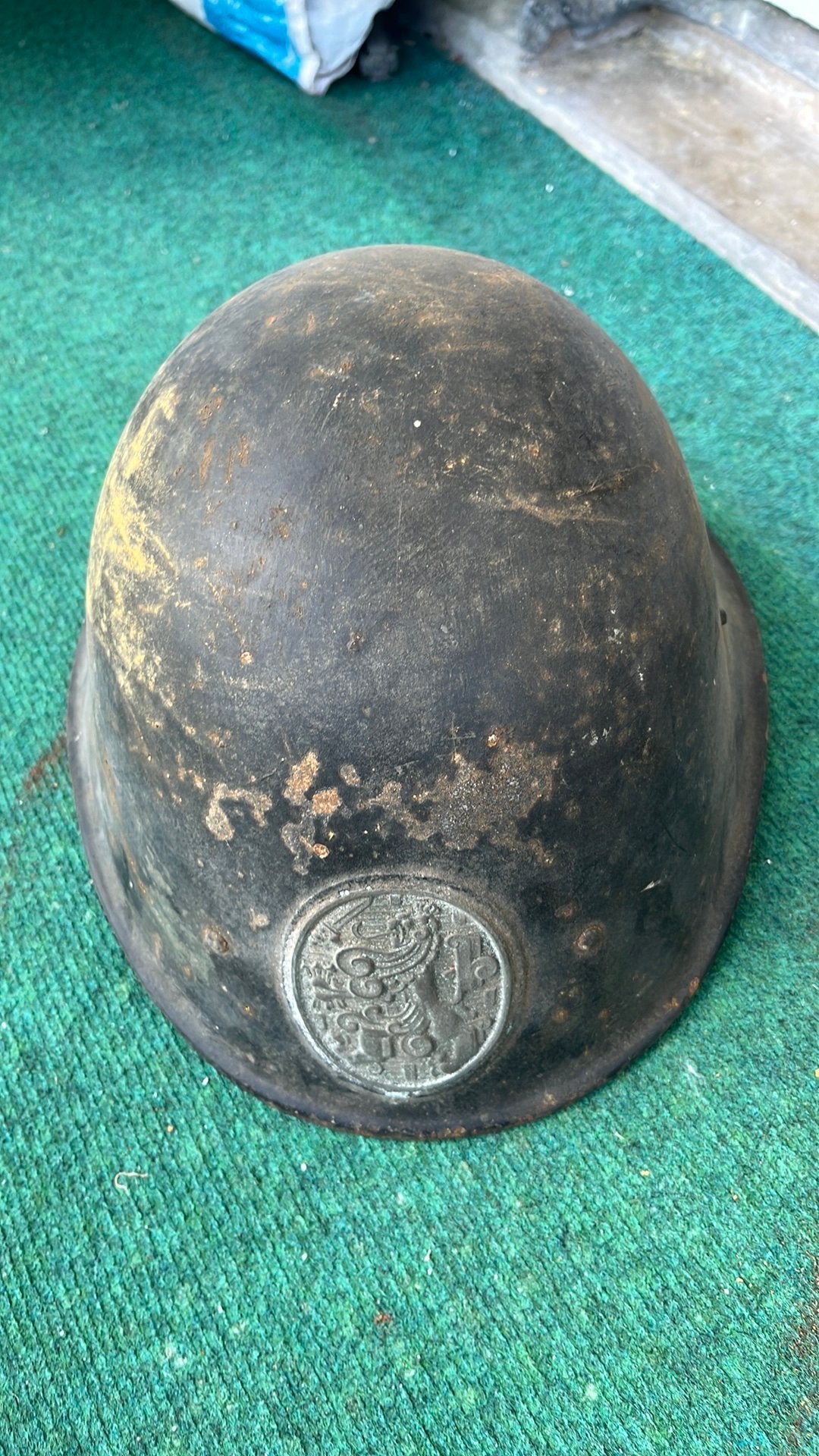 Nederlandsche helm tweede wereldoorlog, Verzamelen, Militaria | Tweede Wereldoorlog, Ophalen of Verzenden, Landmacht, Nederland