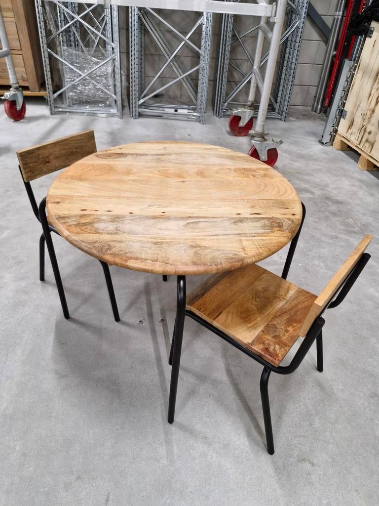 KidsDepot ronde tafel met twee stoelen kinderen speelhoek, Ophalen, Zo goed als nieuw