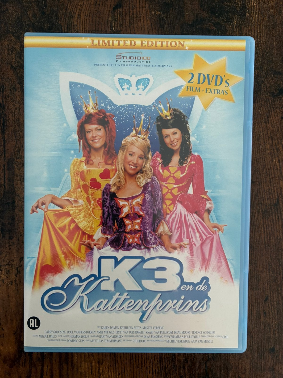 K3 en de Kattenprins DVD, Cd's en Dvd's, Alle leeftijden, Ophalen of Verzenden, Zo goed als nieuw