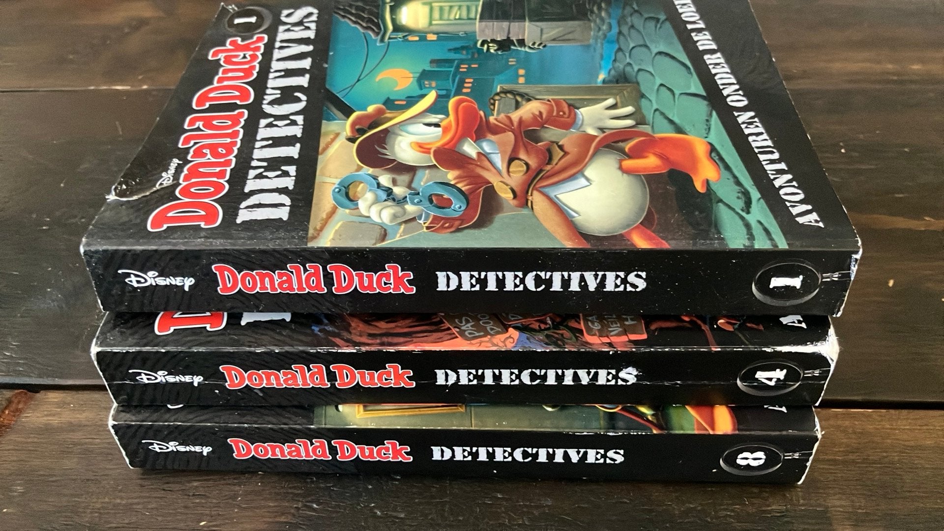 Donald Duck pockets detectives 3 delen, Boeken, Meerdere stripboeken, Ophalen of Verzenden, Gelezen