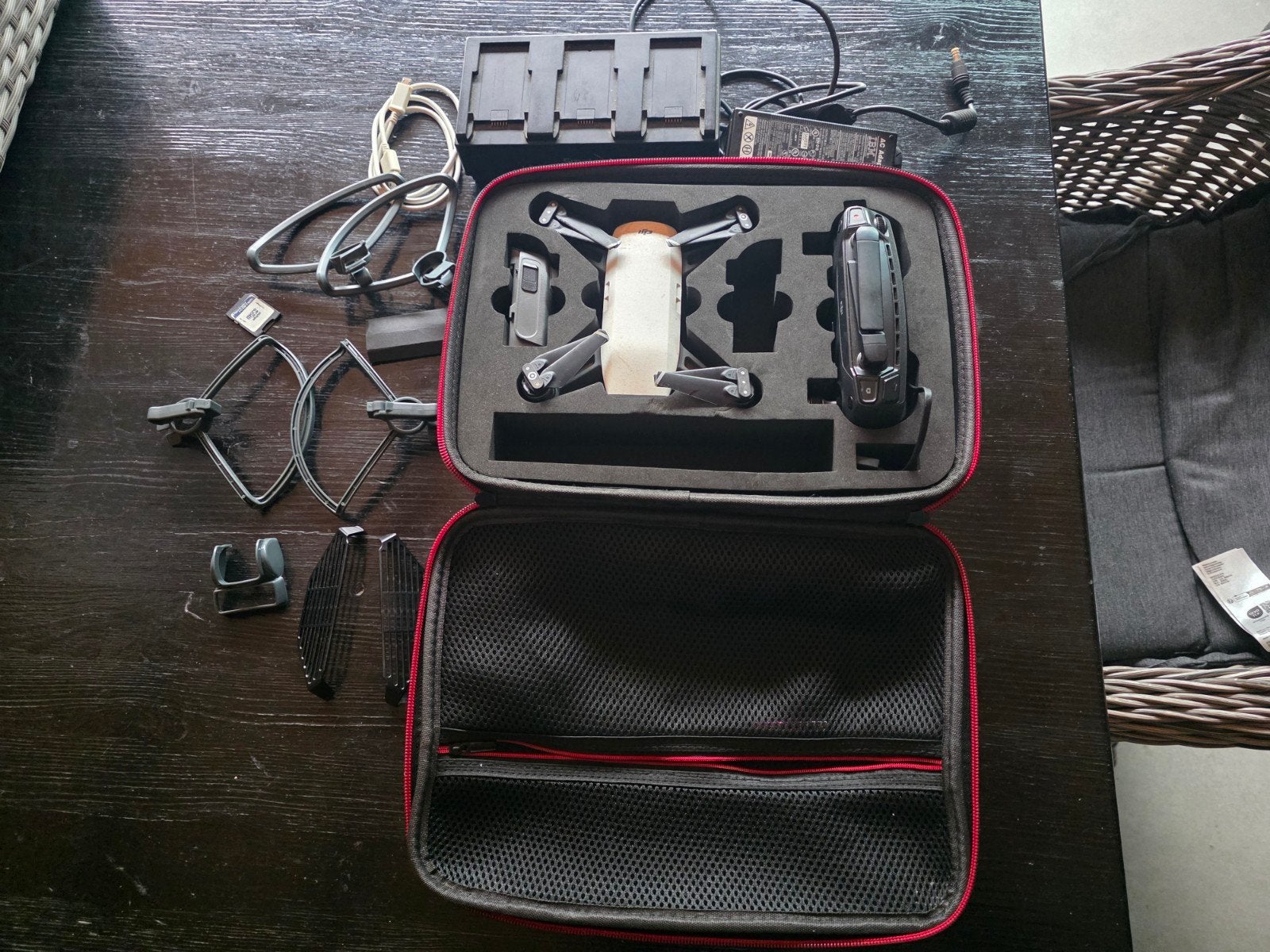 DJI Spark drone met accessories, Ophalen of Verzenden, Gebruikt, Minder dan 250 gram, DJI