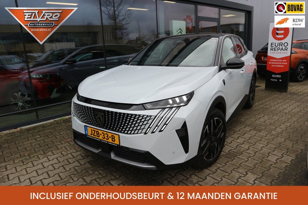 Peugeot 3008 1.2 Hybrid 136 GT AUTOMAAT NAVI 360 CAMERA ALCA, Auto's, Peugeot, 12 maanden, 136 pk, Gebruikt, 1199 cc