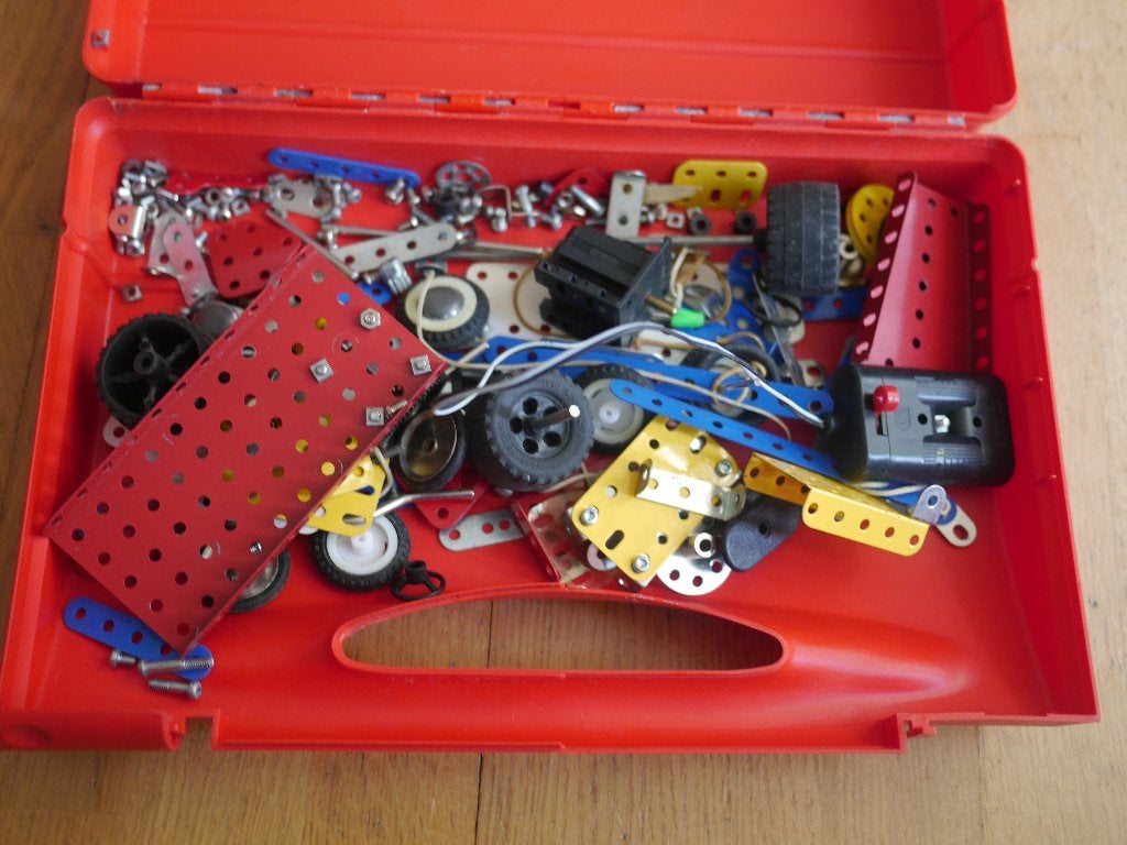 meccano, voor de kleine ingenieur, elektro motor etc., Ophalen of Verzenden