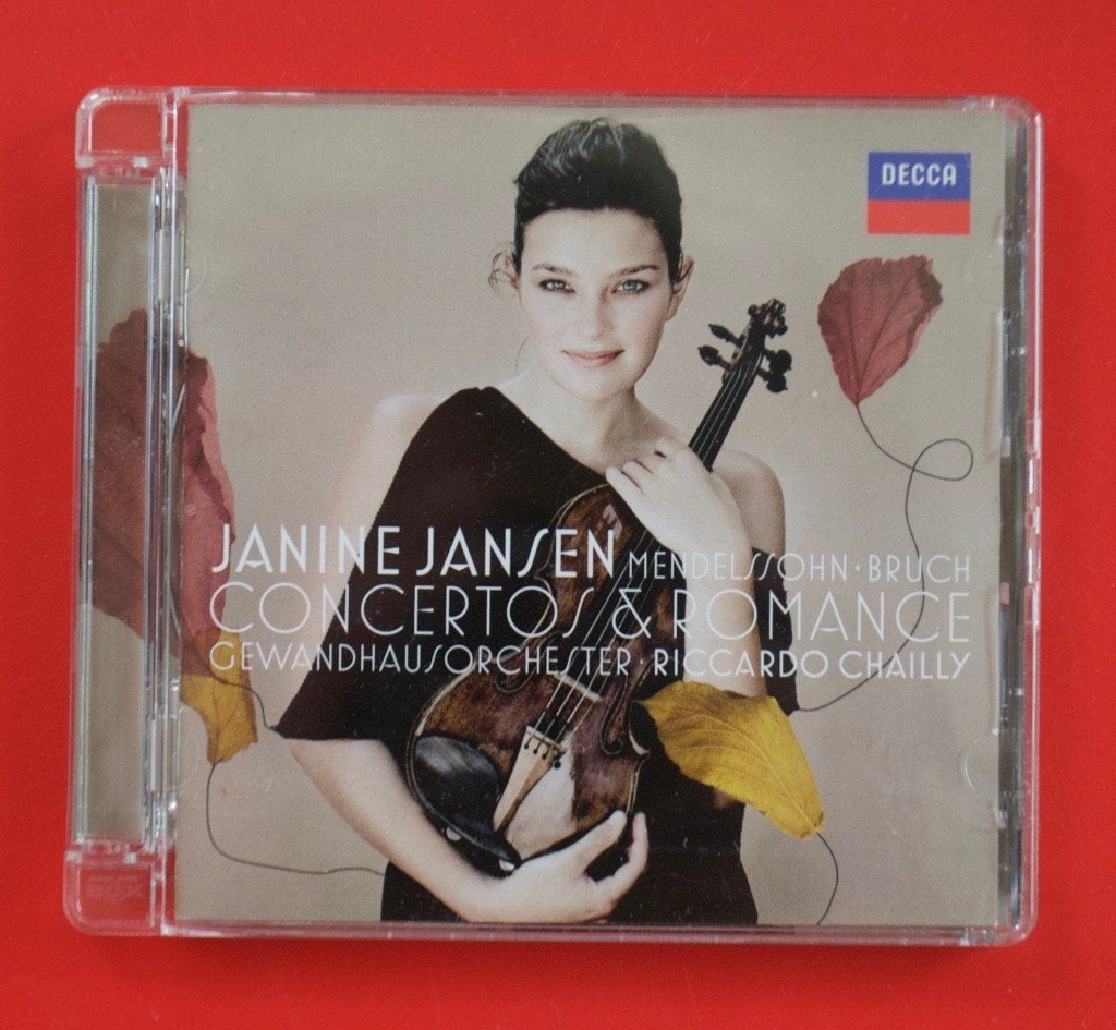 cd Janine Jansen Concertos & Romances Mendelssohn-Bruch, Ophalen of Verzenden, Classicisme, Gebruikt, Overige typen