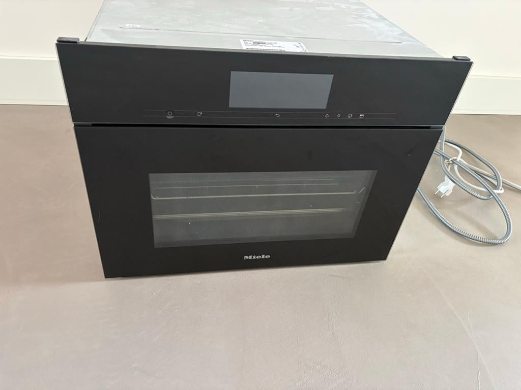 Miele DGC7485XOBSW hete lucht & stoomoven, Witgoed en Apparatuur, Ovens, Ophalen, Zo goed als nieuw, Hete lucht