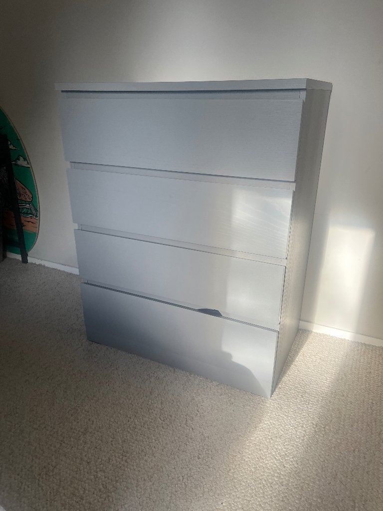Ikea Malm Ladenkast, Huis en Inrichting, Kasten | Ladekasten, 50 tot 100 cm, Zo goed als nieuw, 3 of 4 laden, Minder dan 100 cm