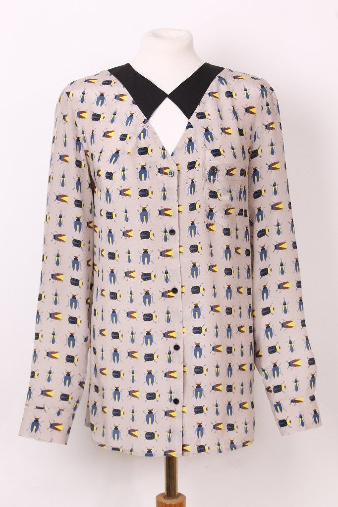 Blouse van Sis Spijkers & Spijkers maat 42 (XL), Meerkleurig, Maat 42/44 (L), Ophalen of Verzenden, Zo goed als nieuw
