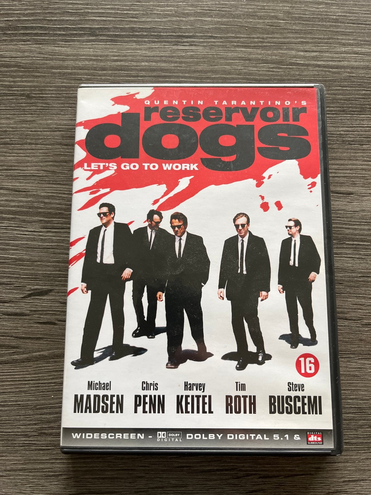 DVD Reservoir Dogs - Quentin Tarantino Klassieker, Maffia en Misdaad, Vanaf 16 jaar, Nederlands, Breedbeeld