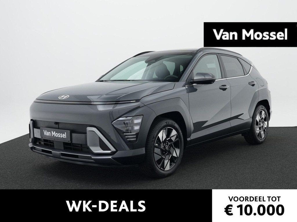 Hyundai Kona 1.6 GDI HEV Premium Sky | Stoel/Stuurverwarming, Auto's, Hyundai, 137 pk, Euro 6, Met garantie (alle), Leder