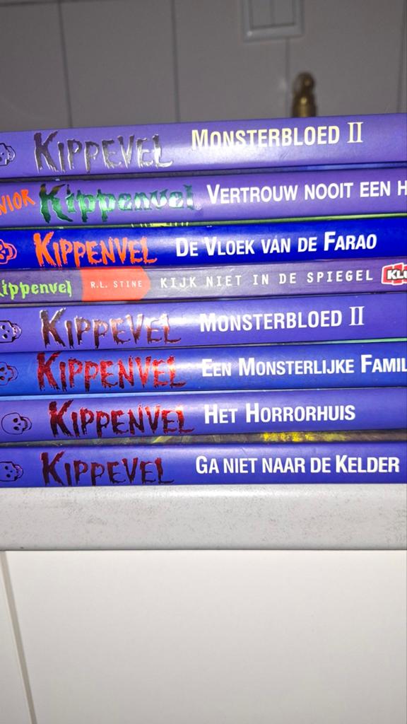 Kippenvel boeken - Set van 7 griezelverhalen, Ophalen, Gelezen, R.L. Stine, Fictie