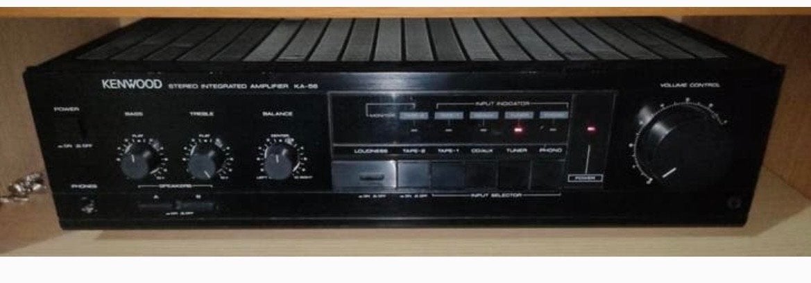 Kenwood KA-58 Stereo Geïntegreerde Versterker, Overige merken, Gebruikt, Ophalen of Verzenden, 60 tot 120 watt