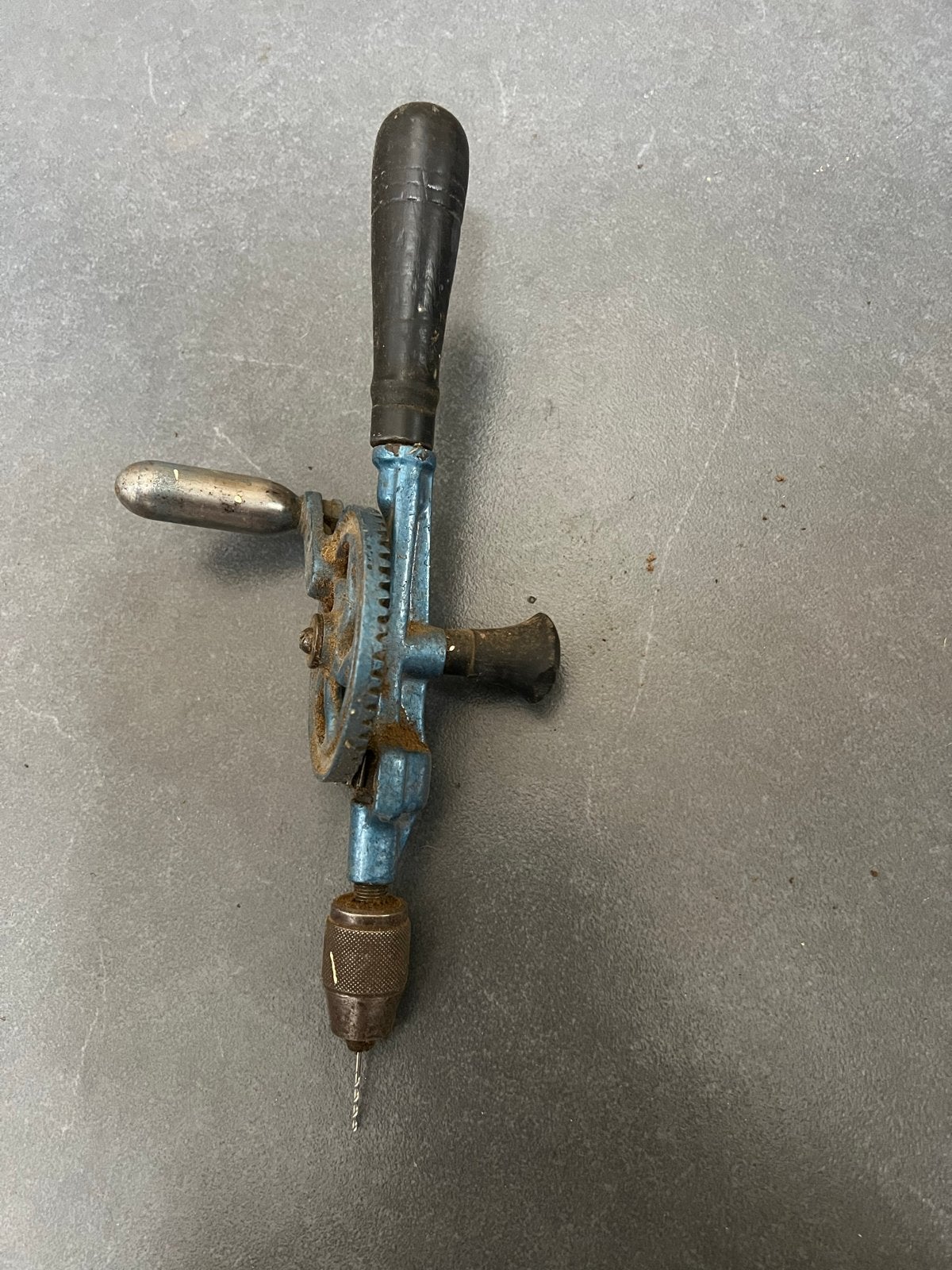 Vintage handboor - boormachine met zwengel, Ophalen, Gebruikt, Accuboormachine, Overige merken