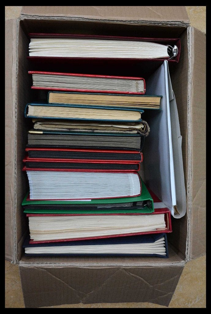 Doos met 13 postzegels collecties, koopje!, Postzegels en Munten, Postzegels | Volle albums en Verzamelingen, Ophalen of Verzenden