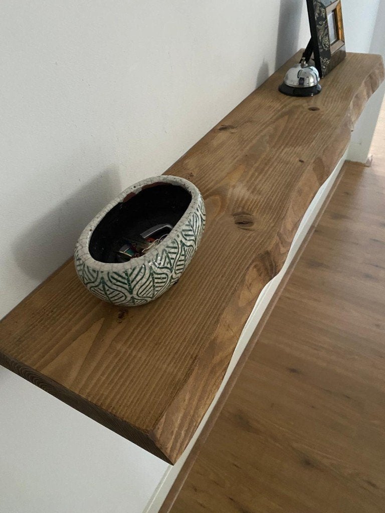 Solid Wood Floating Wall Shelf, Ophalen, Gebruikt