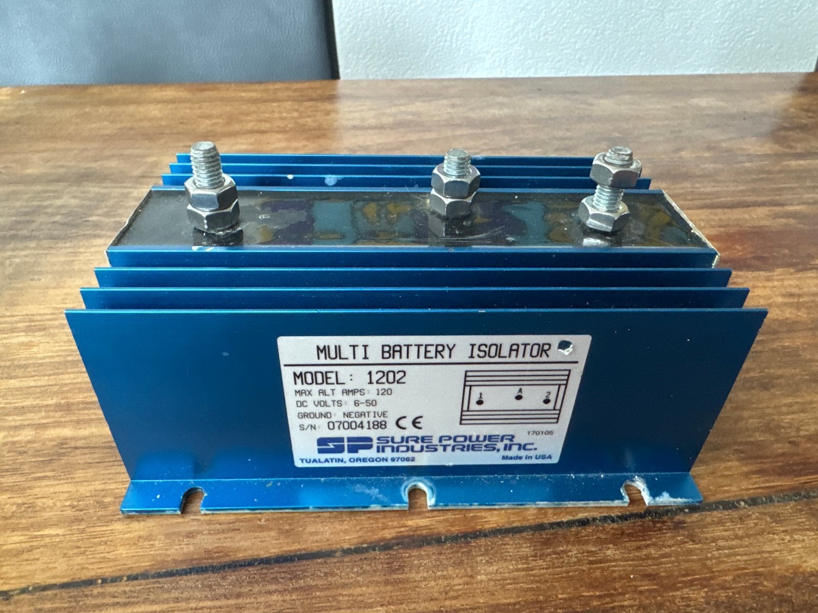 Sure Power Multi Batterij Isolator 1202 - 120A, Ophalen of Verzenden, Gebruikt