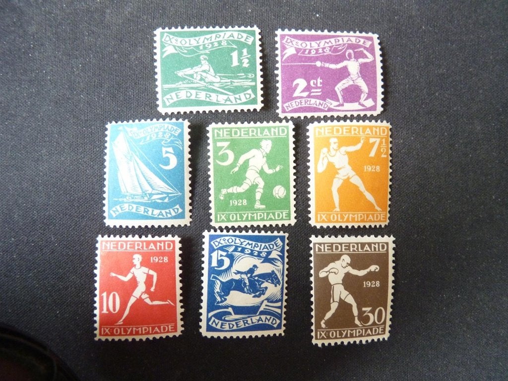 nederland olympiade zegels 1928, ongebruikt., Ophalen of Verzenden, T/m 1940, Postfris