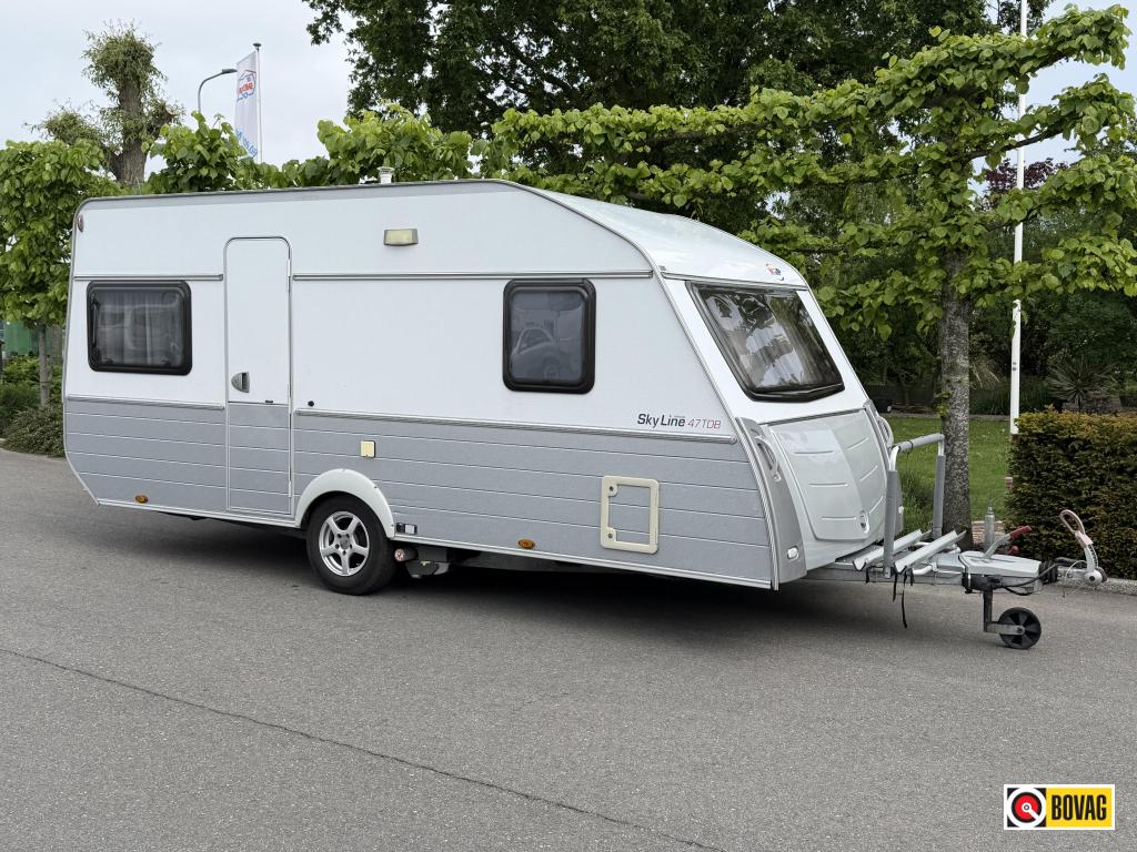 Kip Sky line 47 TDB Mover,Etuiluifel,Fietsrek, Caravans en Kamperen, Rondzit, Kip, Schokbreker, Bedrijf