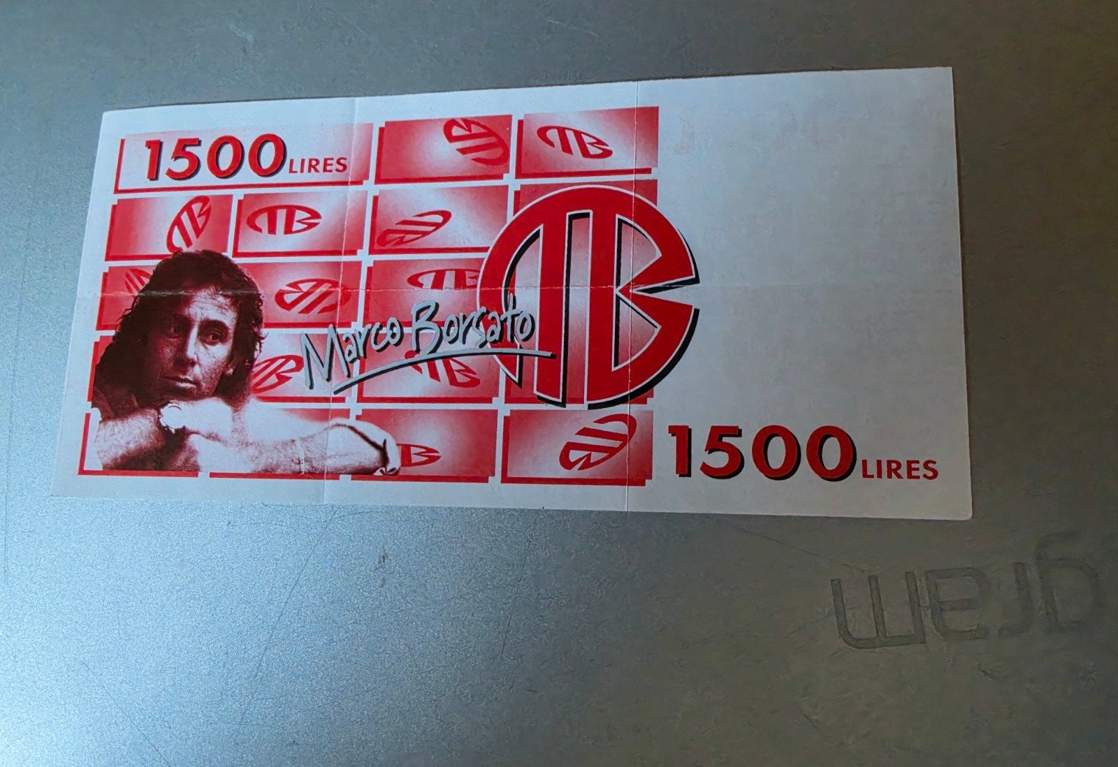 Marco Borsato bankbiljet, Postzegels en Munten, Ophalen of Verzenden, Overige landen, Los biljet
