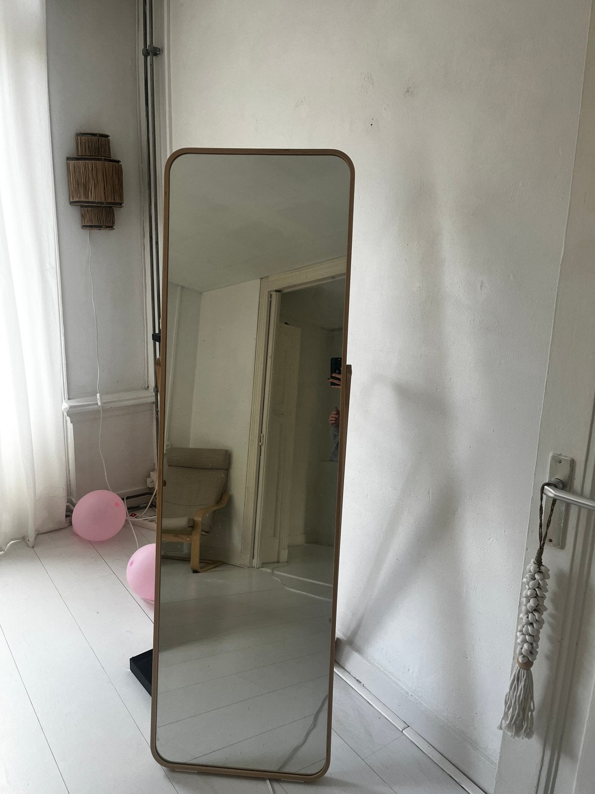 Ikornnes Ikea spiegel zo goed als nieuw, Huis en Inrichting, Ophalen of Verzenden, Zo goed als nieuw, 150 tot 200 cm, Rechthoekig